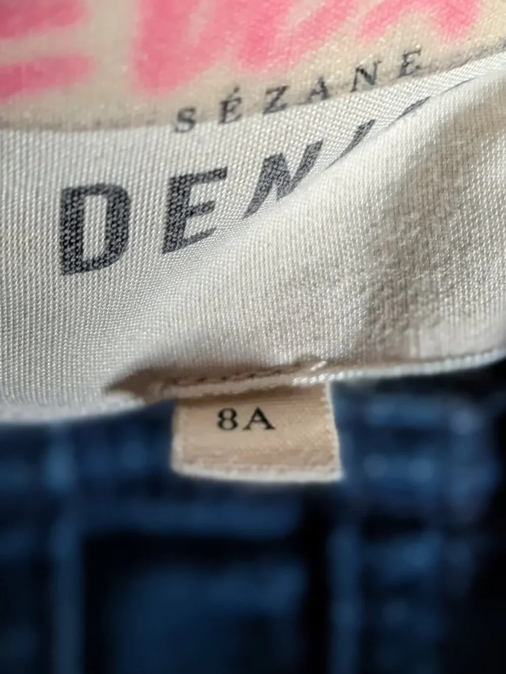 Sézane Kids Denim Chore Jacket - Size 8A (Worn & Loved)